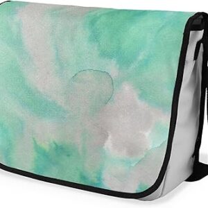 بوناميزون شنطة ماسنجر مدرسية مطبوعة رقميا مع حزام اسود للطلاب، شنطة كروس وشنطة ساعي، شنطة كتف للمدرسة، العودة الى المدرسة، المقاس: 29 × 36 سم