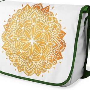 شنطة ماسنجر مدرسية مطبوعة رقميا مع احزمة كاكي للبنات والاولاد من لو جاردين دو لين، شنطة ماسنجر للطلاب، شنط كتف مقاس 29 × 36 سم