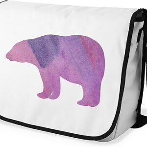 شنطة ماسنجر مدرسية مطبوعة رقمية بحزام اسود للبنات والاولاد من لو جاردين دو لين، شنطة ماسنجر للطلاب، شنط كتف مقاس 29 × 36 سم