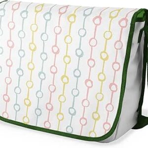 شنطة ماسنجر مدرسية مطبوعة رقميا مع احزمة كاكي للبنات والاولاد من لو جاردين دو لين، شنطة ماسنجر للطلاب، شنط كتف مقاس 29 × 36 سم