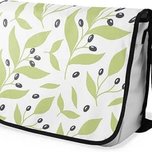 بوناميزون شنطة ماسنجر مدرسية مطبوعة رقميا مع حزام اسود للطلاب، شنطة كروس وشنطة ساعي، شنطة كتف للمدرسة، العودة الى المدرسة، المقاس: 29 × 36 سم