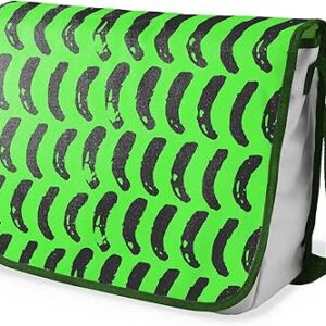 شنطة ماسنجر مدرسية مطبوعة رقميا مع احزمة كاكي للبنات والاولاد من لو جاردين دو لين، شنطة ماسنجر للطلاب، شنط كتف مقاس 29 × 36 سم