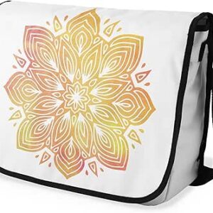 بوناميزون شنطة ماسنجر مدرسية مطبوعة رقميا مع حزام اسود للطلاب، شنطة كروس وشنطة ساعي، شنطة كتف للمدرسة، العودة الى المدرسة، المقاس: 29 × 36 سم