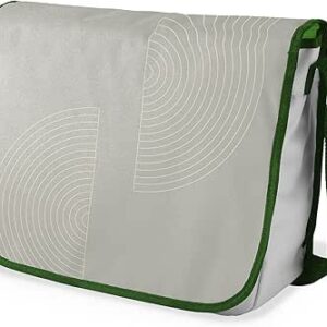 بوناميزون شنطة ماسنجر مدرسية مطبوعة رقميا مع حزام كاكي للطلاب، شنطة كروس وشنطة ساعي، شنطة كتف للمدرسة، العودة الى المدرسة، المقاس: 29 × 36 سم