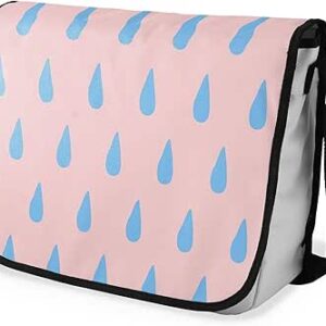 شنطة ماسنجر مدرسية مطبوعة رقمية بحزام اسود للبنات والاولاد من لو جاردين دو لين، شنطة ماسنجر للطلاب، شنط كتف مقاس 29 × 36 سم