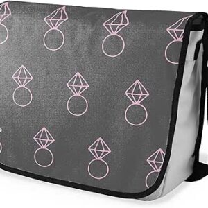 شنطة ماسنجر مدرسية مطبوعة رقمية بحزام اسود للبنات والاولاد من لو جاردين دو لين، شنطة ماسنجر للطلاب، شنط كتف مقاس 29 × 36 سم