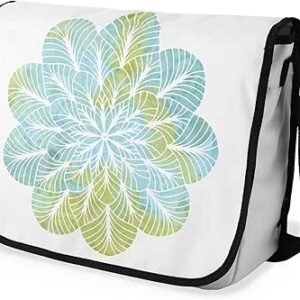 شنطة ماسنجر مدرسية مطبوعة رقمية بحزام اسود للبنات والاولاد من لو جاردين دو لين، شنطة ماسنجر للطلاب، شنط كتف مقاس 29 × 36 سم