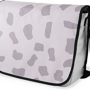 شنطة ماسنجر مدرسية مطبوعة رقمية بحزام اسود للبنات والاولاد من لو جاردين دو لين، شنطة ماسنجر للطلاب، شنط كتف مقاس 29 × 36 سم