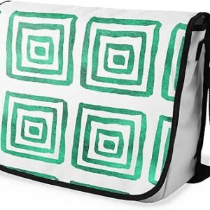 شنطة ماسنجر مدرسية مطبوعة رقمية بحزام اسود للبنات والاولاد من لو جاردين دو لين، شنطة ماسنجر للطلاب، شنط كتف مقاس 29 × 36 سم