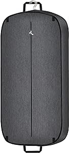 حقيبة ملابس شديدة التحمل مقاومة للماء للسفر من لايموميل، حقيبة مقاومة للتمزق للرجال للسفر للبدلات والبدلات الرسمية والمعاطف والزي الرسمي، 42 بوصة، رمادي داكن