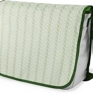 شنطة ماسنجر مدرسية مطبوعة رقميا مع احزمة كاكي للبنات والاولاد من لو جاردين دو لين، شنطة ماسنجر للطلاب، شنط كتف مقاس 29 × 36 سم