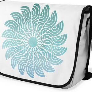 شنطة ماسنجر مدرسية مطبوعة رقمية بحزام اسود للبنات والاولاد من لو جاردين دو لين، شنطة ماسنجر للطلاب، شنط كتف مقاس 29 × 36 سم