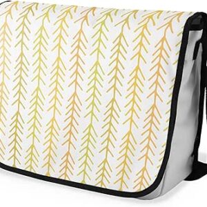 بوناميزون شنطة ماسنجر مدرسية مطبوعة رقميا مع حزام اسود للطلاب، شنطة كروس وشنطة ساعي، شنطة كتف للمدرسة، العودة الى المدرسة، المقاس: 29 × 36 سم