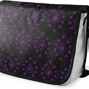 بوناميزون شنطة ماسنجر مدرسية مطبوعة رقميا مع حزام اسود للطلاب، شنطة كروس وشنطة ساعي، شنطة كتف للمدرسة، العودة الى المدرسة، المقاس: 29 × 36 سم