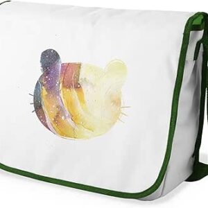 بونامايسون حقيبة مدرسية رسول مطبوعة رقميًا مع حزام كاكي للطلاب ، حقيبة كروس بودي ، حقيبة ساعي ، حقيبة كتف للمدرسة، العودة إلى المدرسة، الحجم: 29 × 36 سم، ألوان متعددة