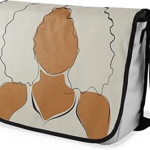 بوناميزون شنطة ماسنجر مدرسية مطبوعة رقميا مع حزام اسود للطلاب، شنطة كروس وشنطة ساعي، شنطة كتف للمدرسة، العودة الى المدرسة، المقاس: 29 × 36 سم