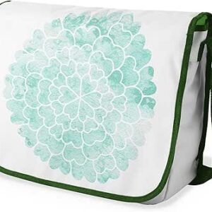 شنطة ماسنجر مدرسية مطبوعة بطباعة رقمية مع حزام كاكي للبنات والأولاد، شنطة ماسنجر للطلاب والعودة الى المدرسة، شنط ماسنجر للطلاب، شنط كتف، مقاس 29 × 36 سم