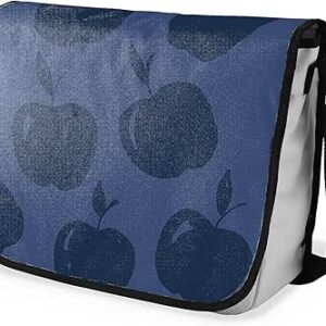 بوناميزون شنطة ماسنجر مدرسية مطبوعة رقميا مع حزام اسود للطلاب، شنطة كروس وشنطة ساعي، شنطة كتف للمدرسة، العودة الى المدرسة، المقاس: 29 × 36 سم