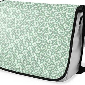 بوناميزون شنطة ماسنجر مدرسية مطبوعة رقميا مع حزام اسود للطلاب، شنطة كروس وشنطة ساعي، شنطة كتف للمدرسة، العودة الى المدرسة، المقاس: 29 × 36 سم