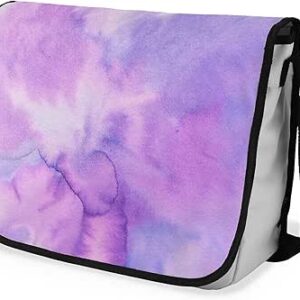 بوناميزون شنطة ماسنجر مدرسية مطبوعة رقميا مع حزام اسود للطلاب، شنطة كروس وشنطة ساعي، شنطة كتف للمدرسة، العودة الى المدرسة، المقاس: 29 × 36 سم