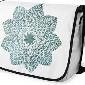 شنطة ماسنجر مدرسية مطبوعة رقمية بحزام اسود للبنات والاولاد من لو جاردين دو لين، شنطة ماسنجر للطلاب، شنط كتف مقاس 29 × 36 سم