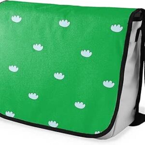 شنطة ماسنجر مدرسية مطبوعة رقمية بحزام اسود للبنات والاولاد من لو جاردين دو لين، شنطة ماسنجر للطلاب، شنط كتف مقاس 29 × 36 سم