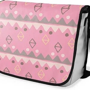 شنطة ماسنجر مدرسية مطبوعة رقمية بحزام اسود للبنات والاولاد من لو جاردين دو لين، شنطة ماسنجر للطلاب، شنط كتف مقاس 29 × 36 سم