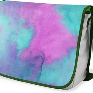 شنطة ماسنجر مدرسية مطبوعة رقميا مع احزمة كاكي للبنات والاولاد من لو جاردين دو لين، شنطة ماسنجر للطلاب، شنط كتف مقاس 29 × 36 سم