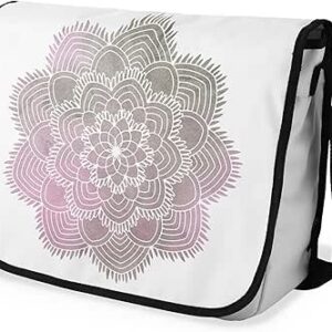 شنطة ماسنجر مدرسية مطبوعة رقمية بحزام اسود للبنات والاولاد من لو جاردين دو لين، شنطة ماسنجر للطلاب، شنط كتف مقاس 29 × 36 سم