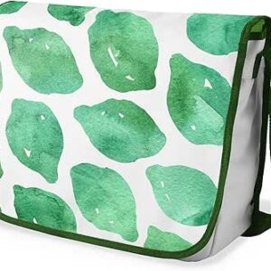 شنطة ماسنجر مدرسية مطبوعة رقميا مع احزمة كاكي للبنات والاولاد من لو جاردين دو لين، شنطة ماسنجر للطلاب، شنط كتف مقاس 29 × 36 سم