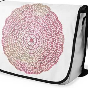 بوناميزون شنطة ماسنجر مدرسية مطبوعة رقميا مع حزام اسود للطلاب، شنطة كروس وشنطة ساعي، شنطة كتف للمدرسة، العودة الى المدرسة، المقاس: 29 × 36 سم