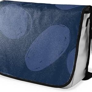 بوناميزون شنطة ماسنجر مدرسية مطبوعة رقميا مع حزام اسود للطلاب، شنطة كروس وشنطة ساعي، شنطة كتف للمدرسة، العودة الى المدرسة، المقاس: 29 × 36 سم