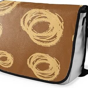 بوناميزون شنطة ماسنجر مدرسية مطبوعة رقميا مع حزام اسود للطلاب، شنطة كروس وشنطة ساعي، شنطة كتف للمدرسة، العودة الى المدرسة، المقاس: 29 × 36 سم