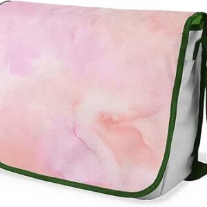 شنطة ماسنجر مدرسية مطبوعة رقميا مع احزمة كاكي للبنات والاولاد من لو جاردين دو لين، شنطة ماسنجر للطلاب، شنط كتف مقاس 29 × 36 سم