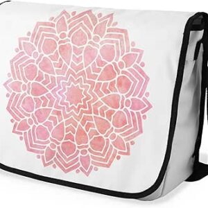 بوناميزون شنطة ماسنجر مدرسية مطبوعة رقميا مع حزام اسود للطلاب، شنطة كروس وشنطة ساعي، شنطة كتف للمدرسة، العودة الى المدرسة، المقاس: 29 × 36 سم