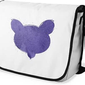 بوناميزون شنطة ماسنجر مدرسية مطبوعة رقميا مع حزام اسود للطلاب، شنطة كروس وشنطة ساعي، شنطة كتف للمدرسة، العودة الى المدرسة، المقاس: 29 × 36 سم