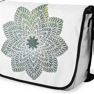 شنطة ماسنجر مدرسية مطبوعة رقمية بحزام اسود للبنات والاولاد من لو جاردين دو لين، شنطة ماسنجر للطلاب، شنط كتف مقاس 29 × 36 سم