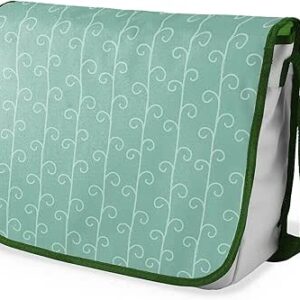 شنطة ماسنجر مدرسية مطبوعة رقميا مع احزمة كاكي للبنات والاولاد من لو جاردين دو لين، شنطة ماسنجر للطلاب، شنط كتف مقاس 29 × 36 سم