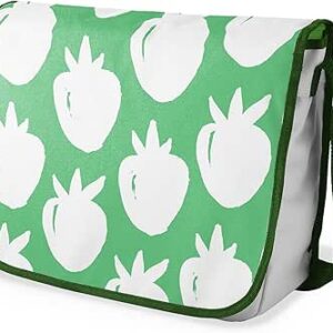 بوناميزون شنطة ماسنجر مدرسية مطبوعة رقميا مع حزام كاكي للطلاب، شنطة كروس وشنطة ساعي، شنطة كتف للمدرسة، العودة الى المدرسة، المقاس: 29 × 36 سم