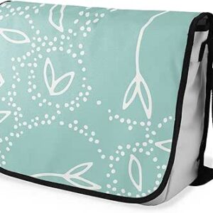 بوناميزون شنطة ماسنجر مدرسية مطبوعة رقميا مع حزام اسود للطلاب، شنطة كروس وشنطة ساعي، شنطة كتف للمدرسة، العودة الى المدرسة، المقاس: 29 × 36 سم