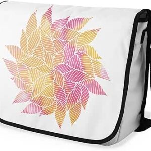 شنطة ماسنجر مدرسية مطبوعة رقمية بحزام اسود للبنات والاولاد من لو جاردين دو لين، شنطة ماسنجر للطلاب، شنط كتف مقاس 29 × 36 سم