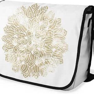 بوناميزون شنطة ماسنجر مدرسية مطبوعة رقميا مع حزام اسود للطلاب، شنطة كروس وشنطة ساعي، شنطة كتف للمدرسة، العودة الى المدرسة، المقاس: 29 × 36 سم