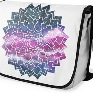 شنطة ماسنجر مدرسية مطبوعة رقمية بحزام اسود للبنات والاولاد من لو جاردين دو لين، شنطة ماسنجر للطلاب، شنط كتف مقاس 29 × 36 سم