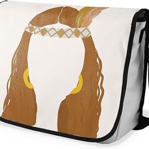 بوناميزون شنطة ماسنجر مدرسية مطبوعة رقميا مع حزام اسود للطلاب، شنطة كروس وشنطة ساعي، شنطة كتف للمدرسة، العودة الى المدرسة، المقاس: 29 × 36 سم