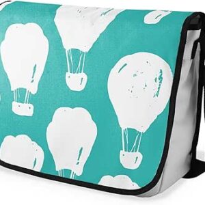 شنطة ماسنجر مدرسية مطبوعة رقمية بحزام اسود للبنات والاولاد من لو جاردين دو لين، شنطة ماسنجر للطلاب، شنط كتف مقاس 29 × 36 سم