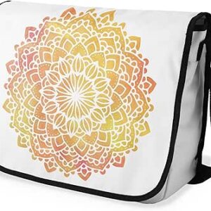 شنطة ماسنجر مدرسية مطبوعة رقمية بحزام اسود للبنات والاولاد من لو جاردين دو لين، شنطة ماسنجر للطلاب، شنط كتف مقاس 29 × 36 سم