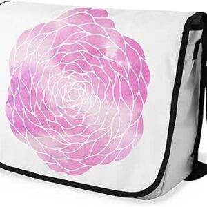 بوناميزون شنطة ماسنجر مدرسية مطبوعة رقميا مع حزام اسود للطلاب، شنطة كروس وشنطة ساعي، شنطة كتف للمدرسة، العودة الى المدرسة، المقاس: 29 × 36 سم