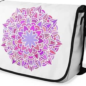 بوناميزون شنطة ماسنجر مدرسية مطبوعة رقميا مع حزام اسود للطلاب، شنطة كروس وشنطة ساعي، شنطة كتف للمدرسة، العودة الى المدرسة، المقاس: 29 × 36 سم