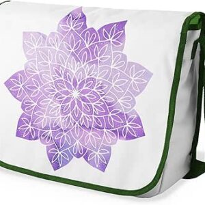 شنطة ماسنجر مدرسية مطبوعة رقميا مع احزمة كاكي للبنات والاولاد من لو جاردين دو لين، شنطة ماسنجر للطلاب، شنط كتف مقاس 29 × 36 سم