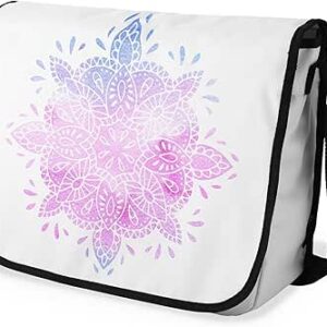 شنطة ماسنجر مدرسية مطبوعة رقمية بحزام اسود للبنات والاولاد من لو جاردين دو لين، شنطة ماسنجر للطلاب، شنط كتف مقاس 29 × 36 سم